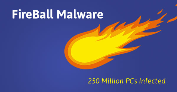 Mã độc Fireball lây nhiễm gần 250 triệu máy tính trên toàn thế giới